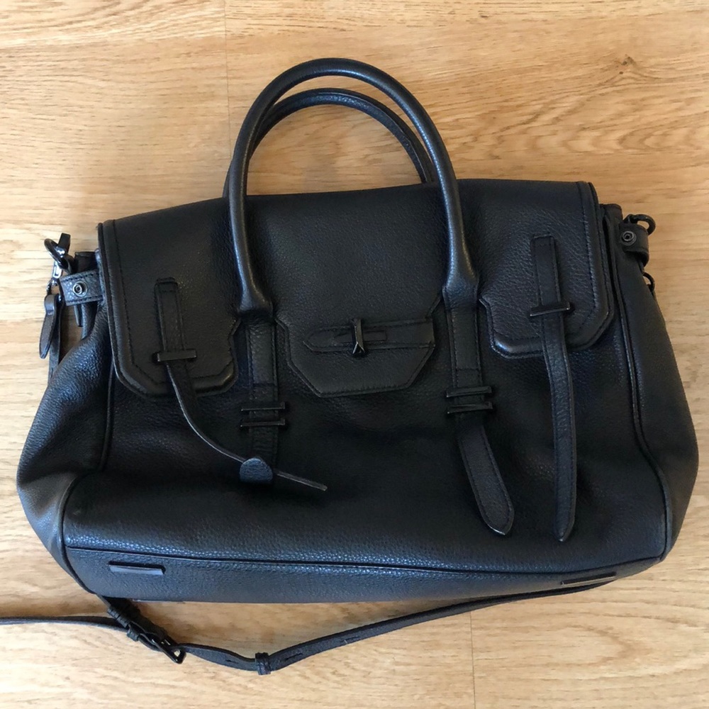 Black Rebecca Minkoff “Jules” bag pebbled leather